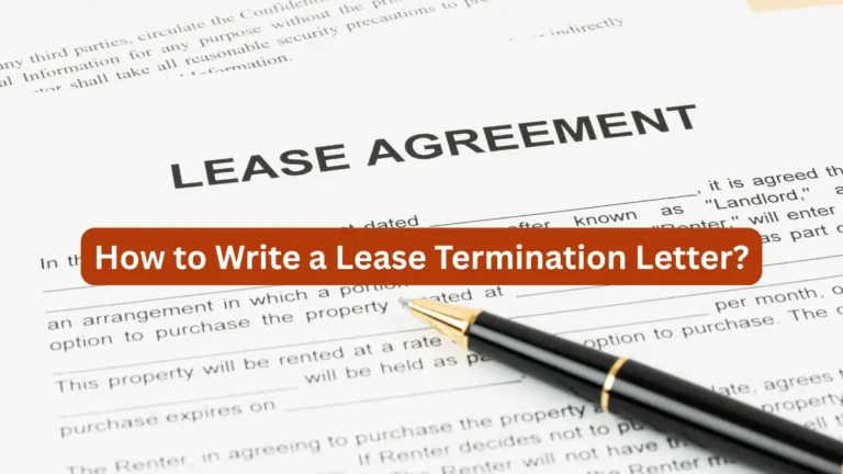 How to Write a Lease Termination Letter